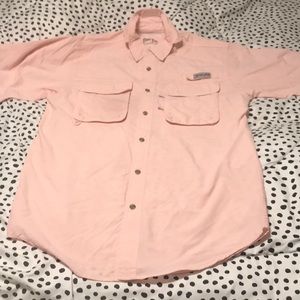 Men’s Bimini Bay light pink vented fishing shirt